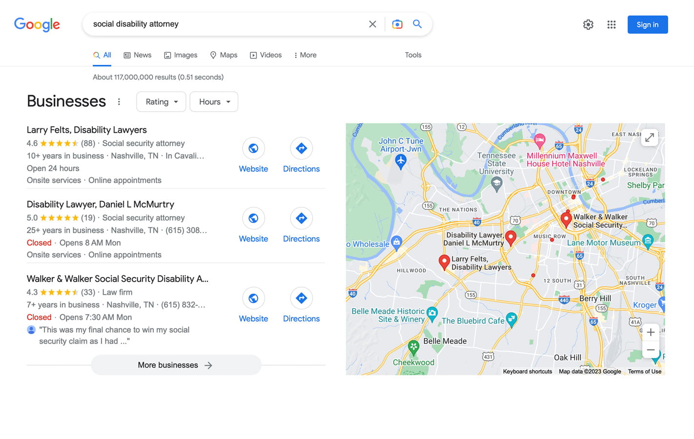 Google local map SEO